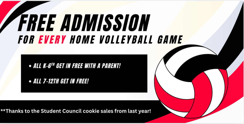 Free Admission to Home Volleyball Games