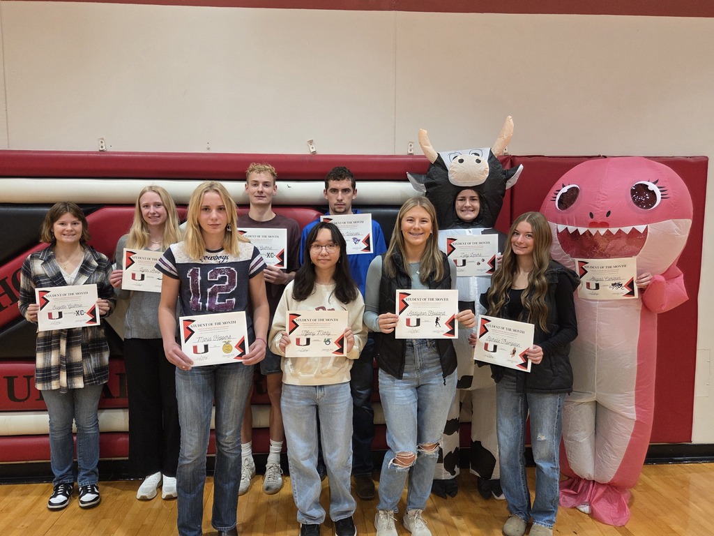 September Athletics/Activities Students of the Month