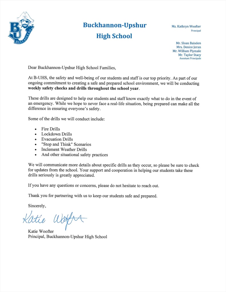 Security Letter