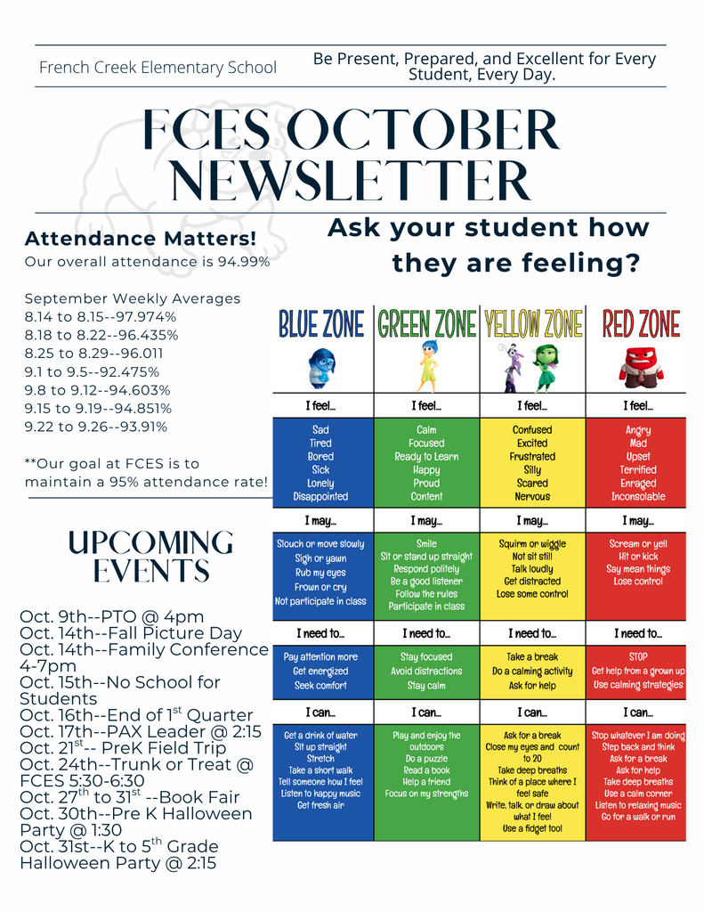 FCES October Newsletter