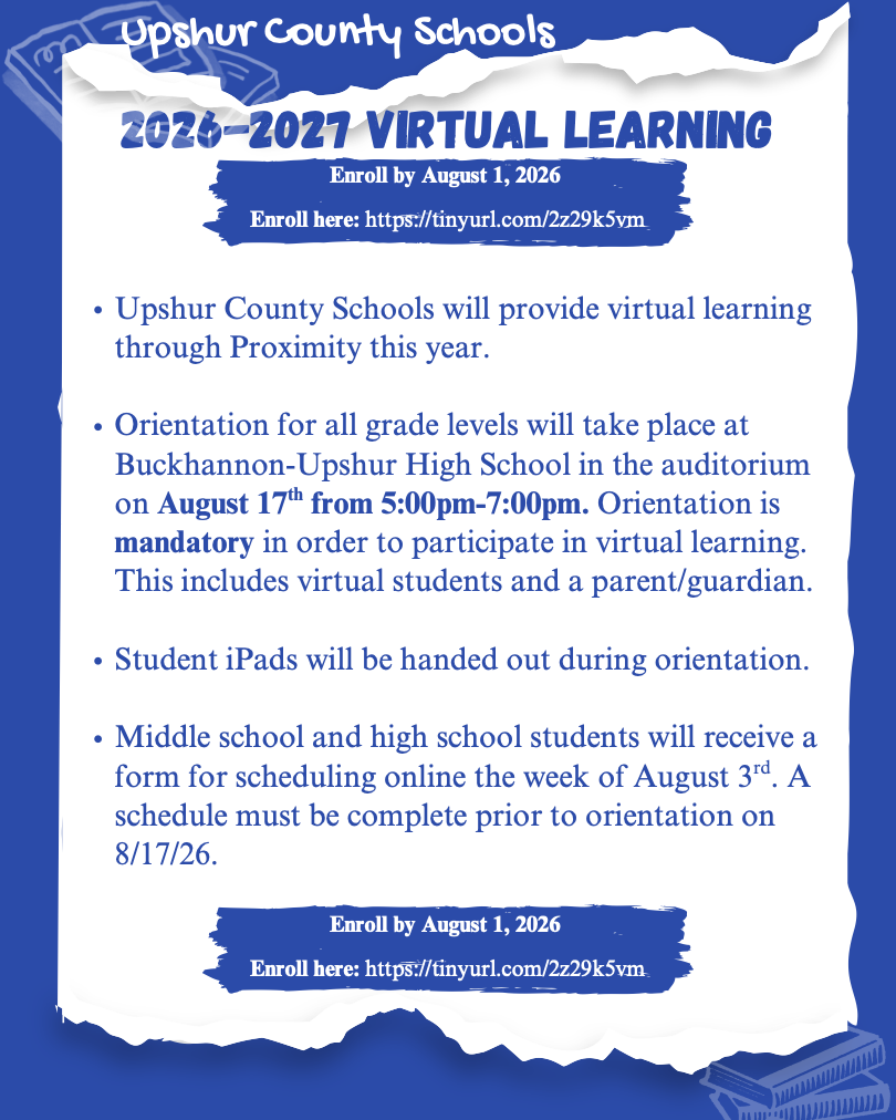 Attention High School Students interested in Virtual Learning!