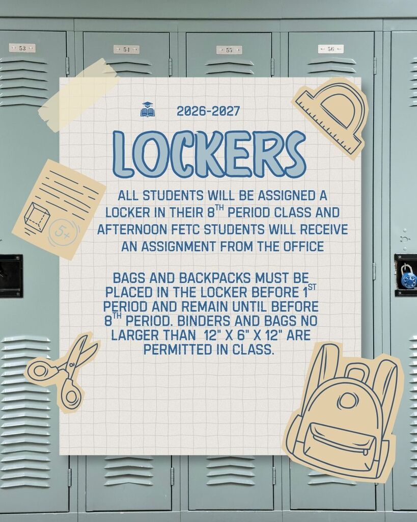 Locker information from the main message. 