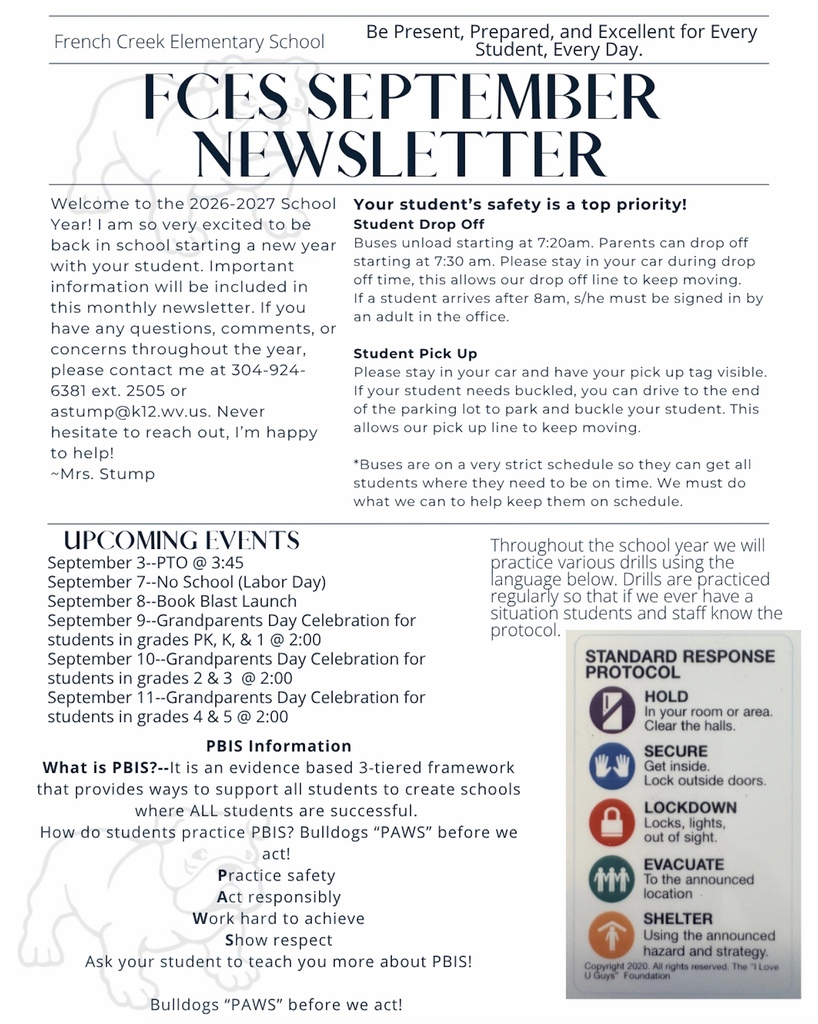 FCES September Newsletter 