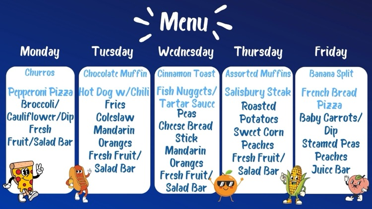 lunch menu