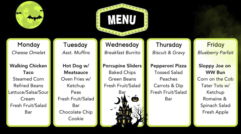 Lunch Menu