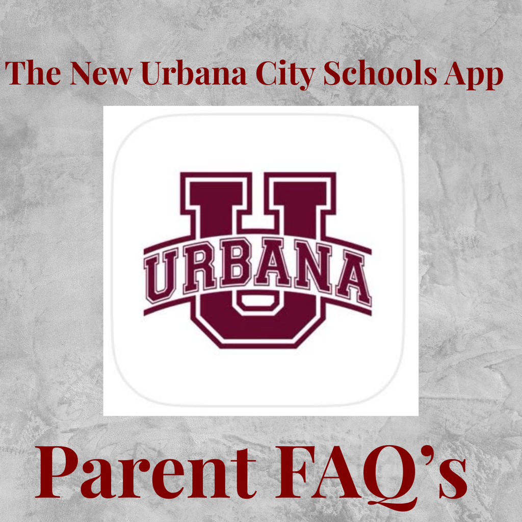 Urbana App Parent FAQ Graphic