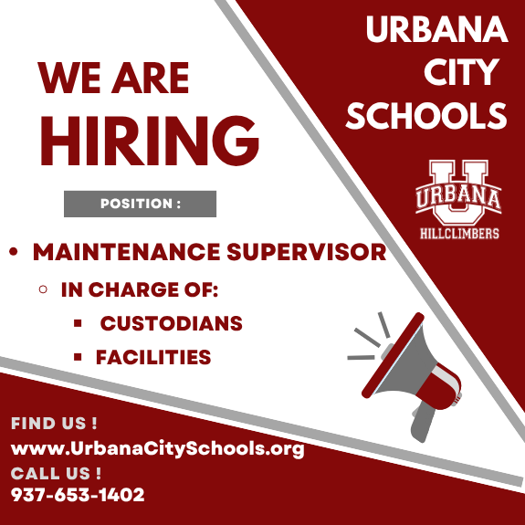 Hiring Maintenance Supervisor