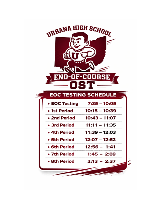 UHS EOC OST schedule