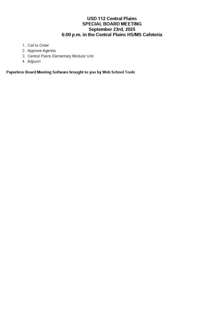 BOE Agenda 9.23.25