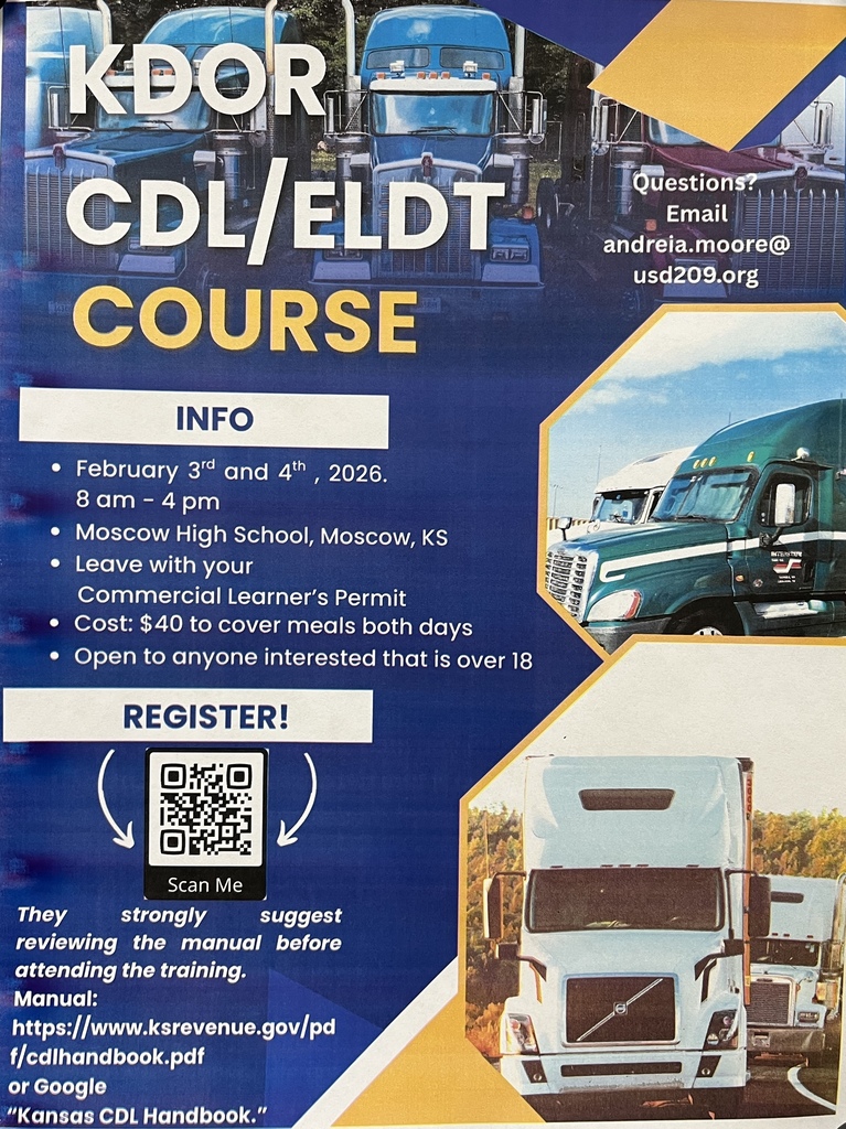 KDOR CDL/ELDT Course *new flyer