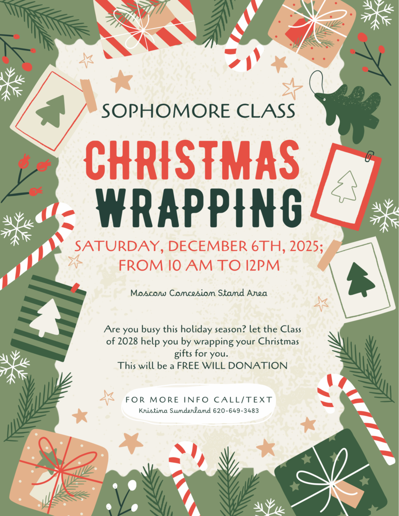 Green and Red Cute Illustrated Christmas Market Event Flyer