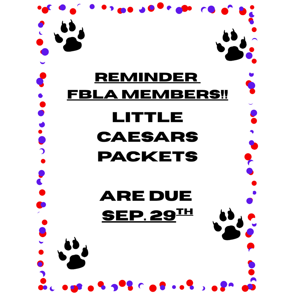 FBLA Little Caesars Pizza Kit Sales