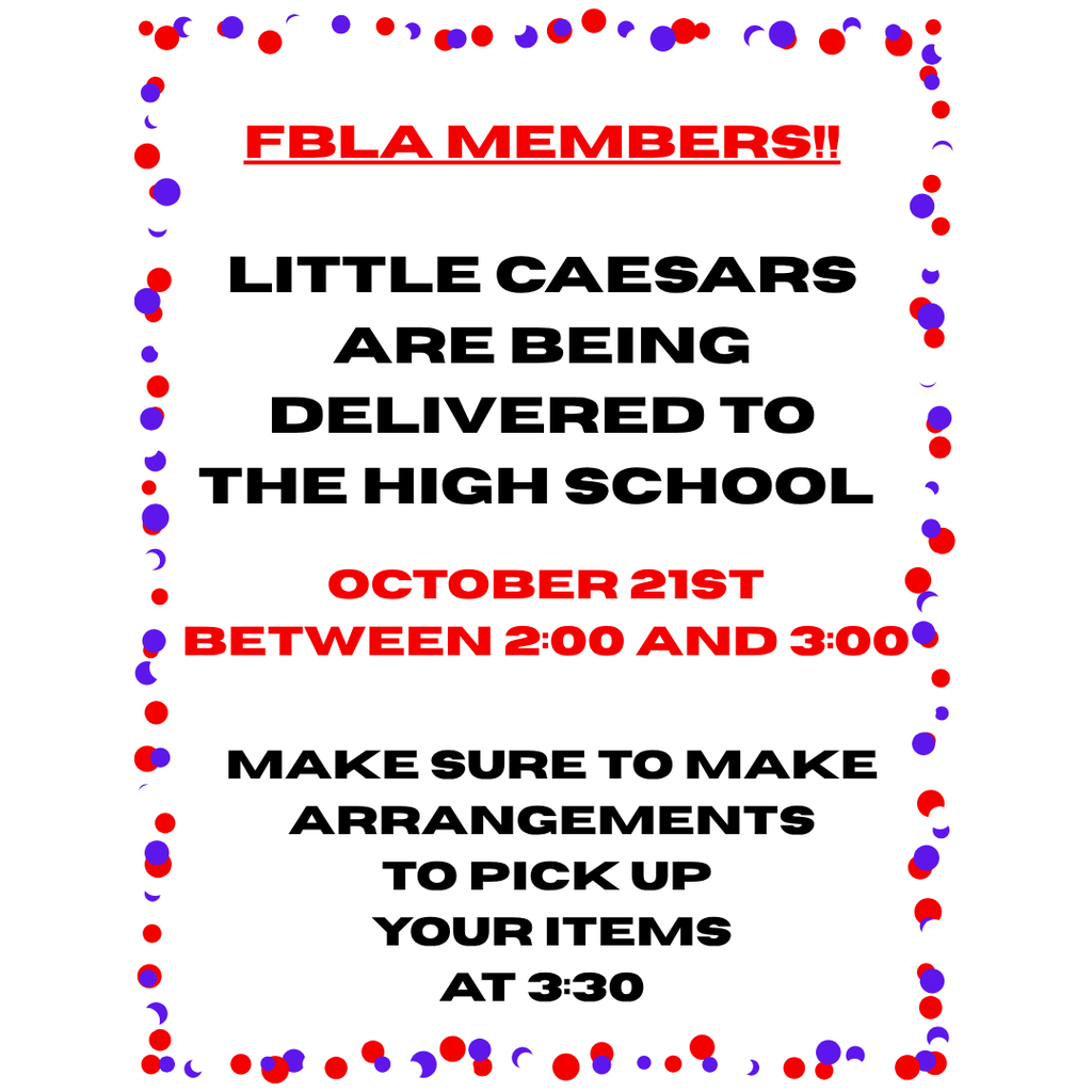 FBLA Little Caesars Pizza Kit Sales Delivery Date