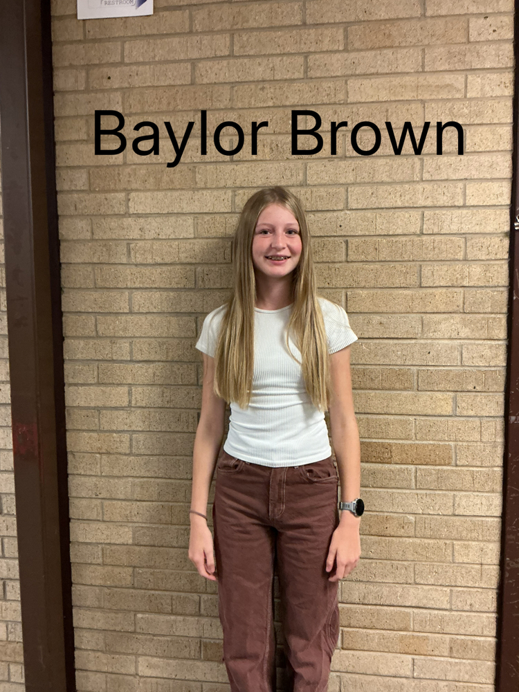 JH Student of the Month - September