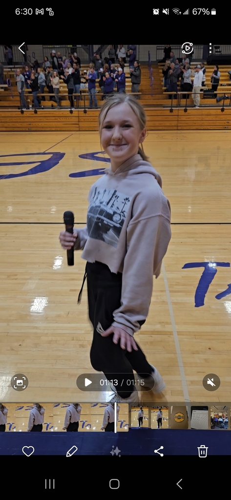 First time singing the National Anthem as a solo!!