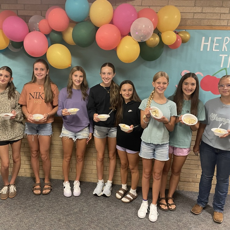 “Don’t let your ice cream melt while counting someone else’s sprinkles” was the theme for FACS classes today.  Students set their semester goals and brainstormed how to not let distractions get in our way.