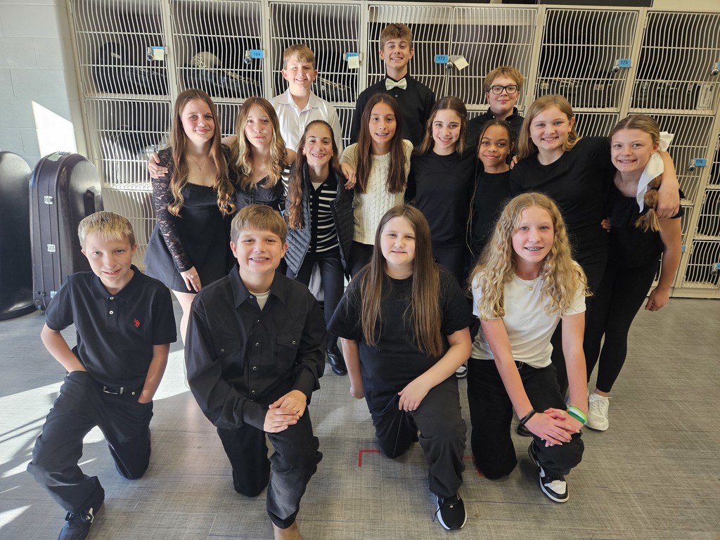 Talented hard working singers before their performance