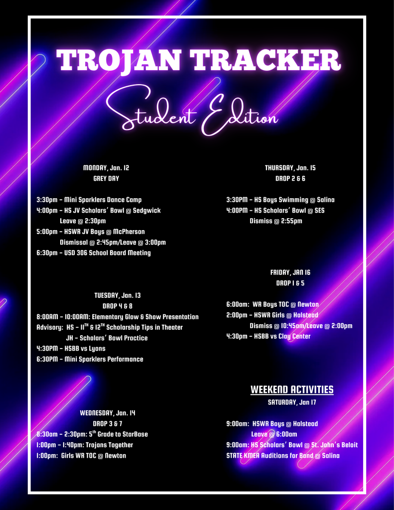 See What We Have Scheduled