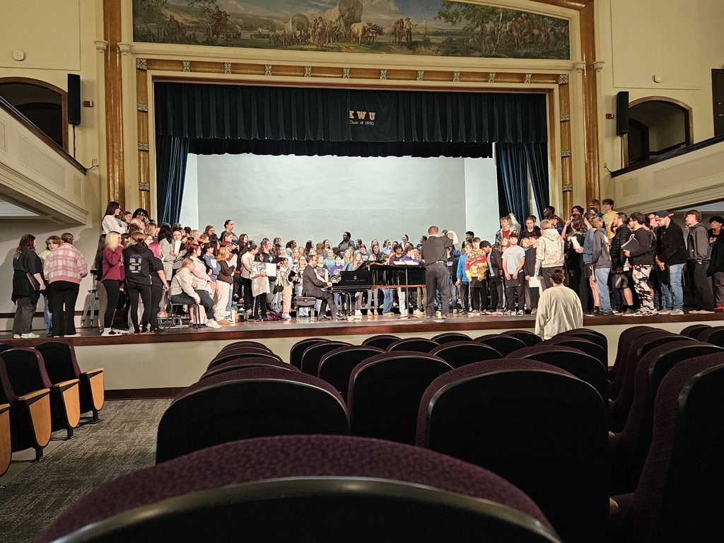Salina Choral Fest rehearsal this afternoon