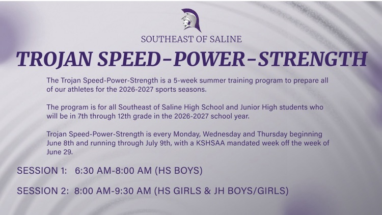 Summer Weights Information