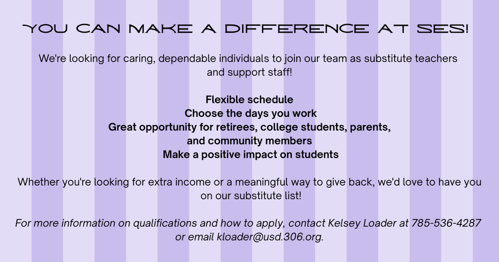 You Can Make A Difference!