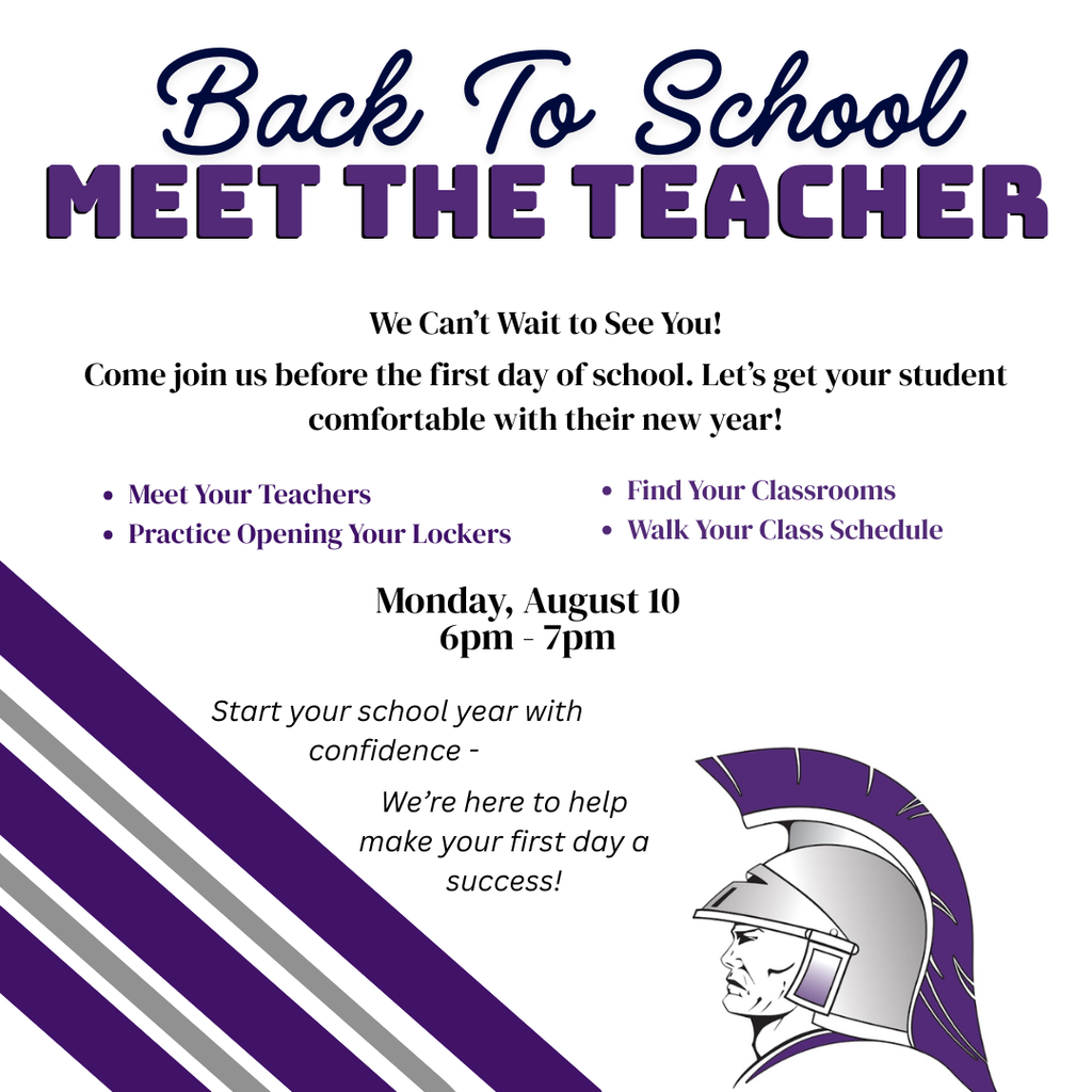 Junior/Senior High Back to School Night