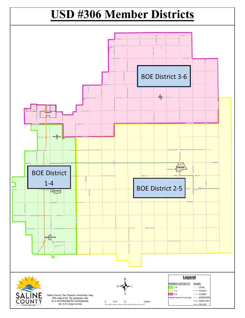USD 306 District Boundaries
