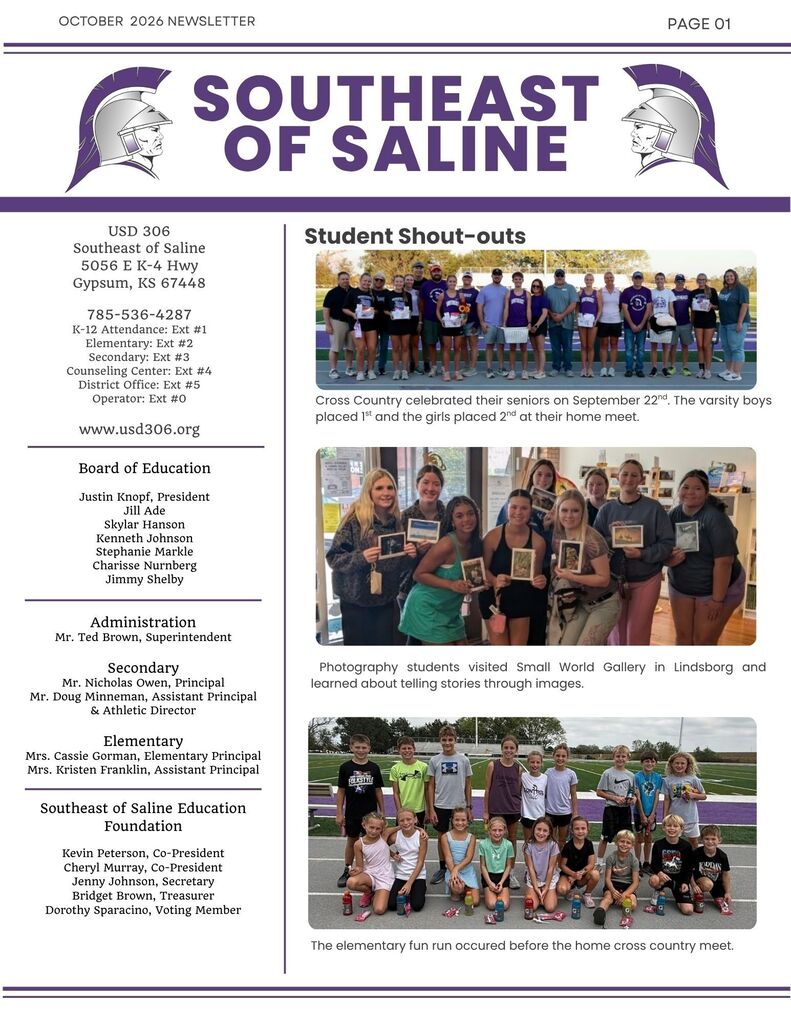 October Newsletter