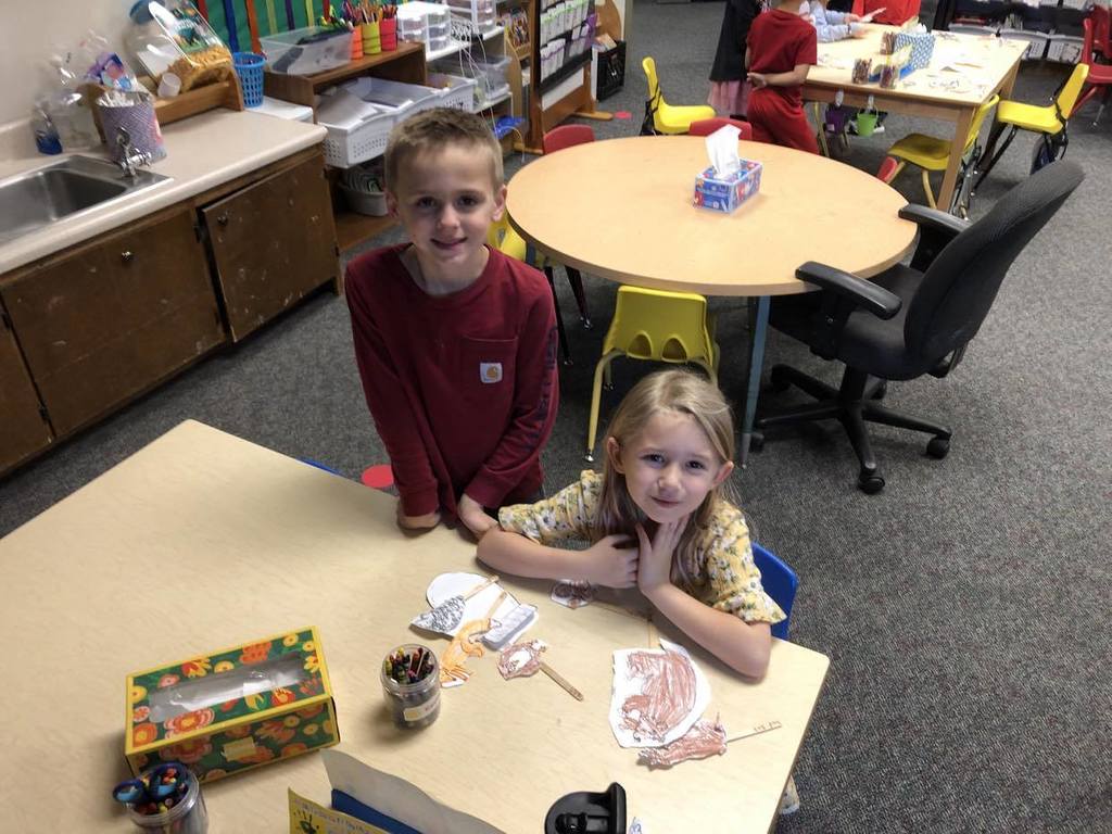 Oh what fun Mrs. McBride's kindergarten kiddos had as they used character sticks to retell the beginning, middle, and end of the story The Mitten! It was so enlightening to hear such a vast variety of the vocabulary words from the story as well! What a great group of kids!