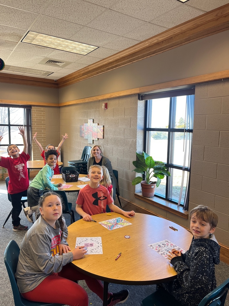 2nd grade enjoyed a Super Bowl Party this afternoon with math games, football toss, snacks and more!