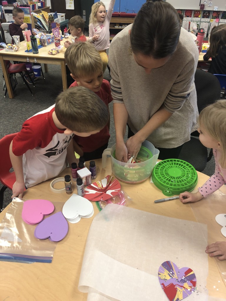 Happy Valentine’s Day from Mrs. McBrides’s kindergarten class.
