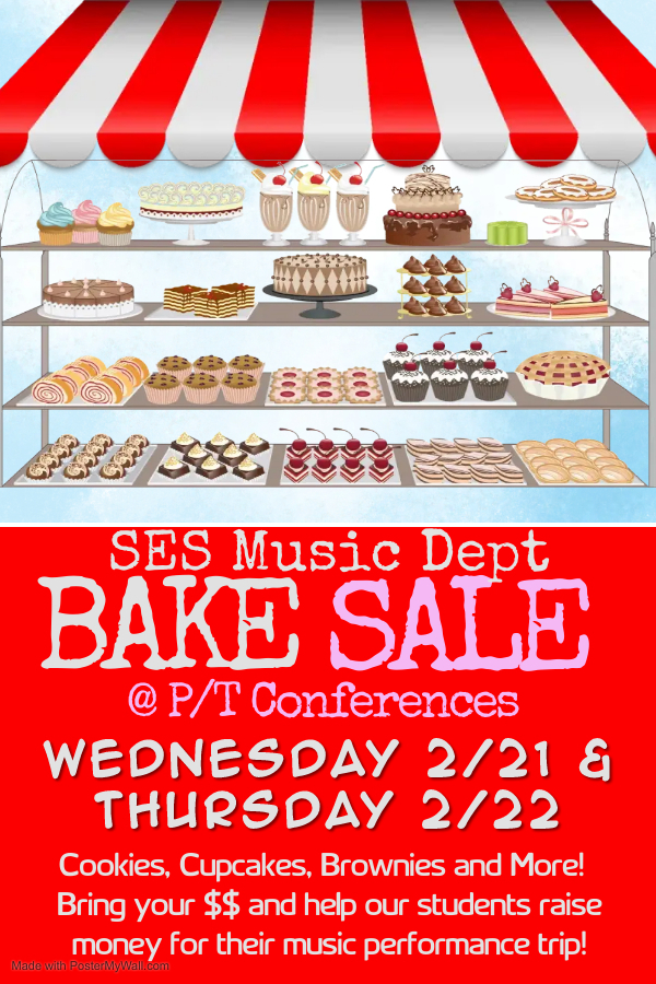 Music Department Bake Sale