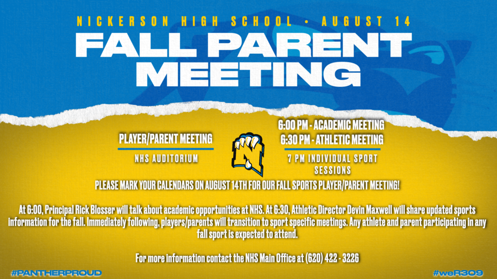 Academic and Athletic Parent Meeting