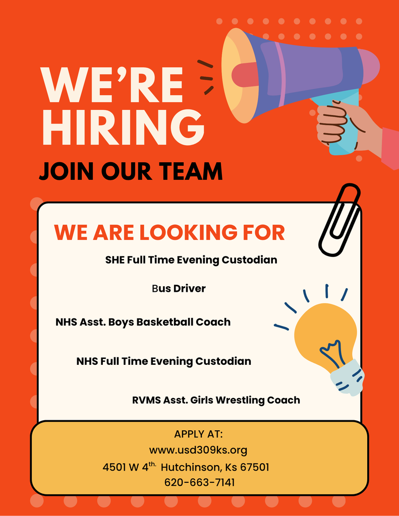 Orange And Yellow We Are Hiring Illustrative Flyer