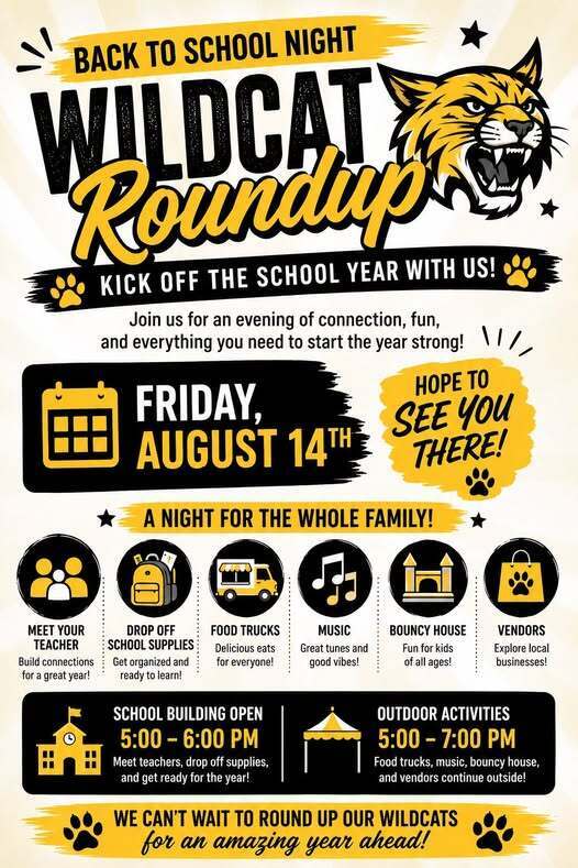 HGS Wildcat Roundup Flyer