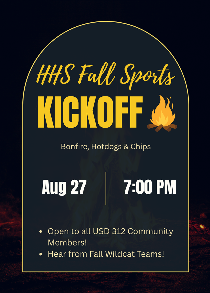 HHS Fall Sports Kickoff Flyer