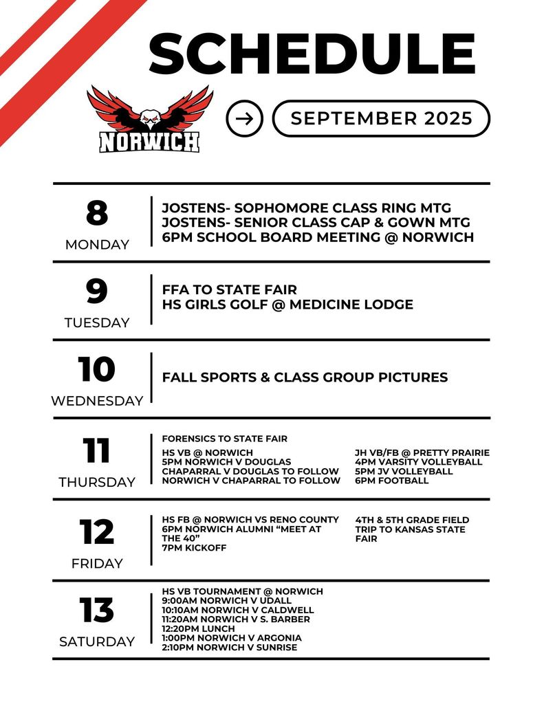 Schedule
