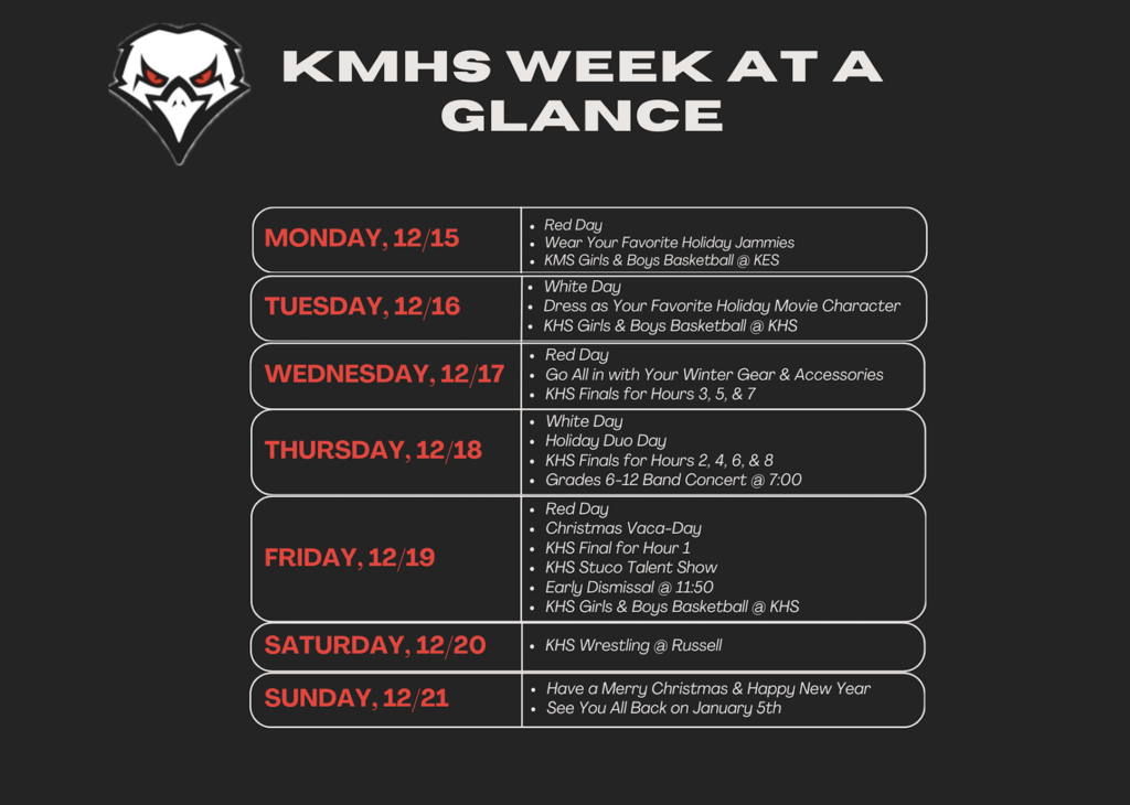 Week at a Glance