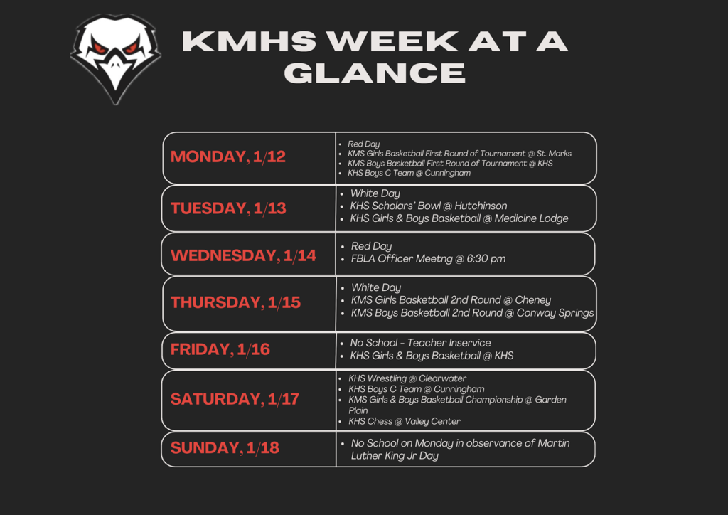 Week at a Glance