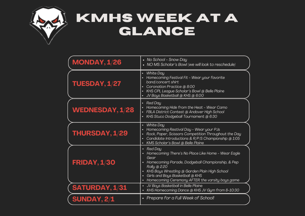Week at a Glance