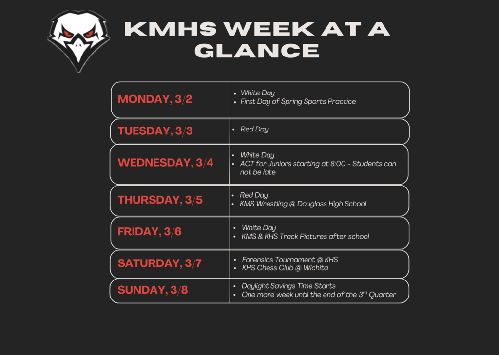 Week at a Glance
