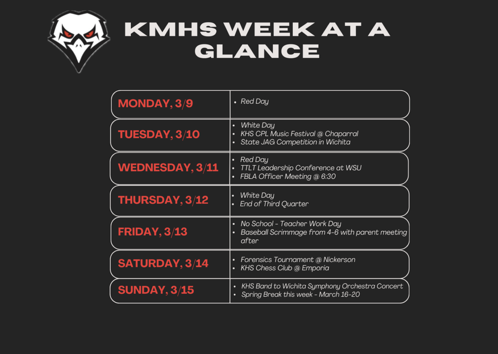 Week at a Glance