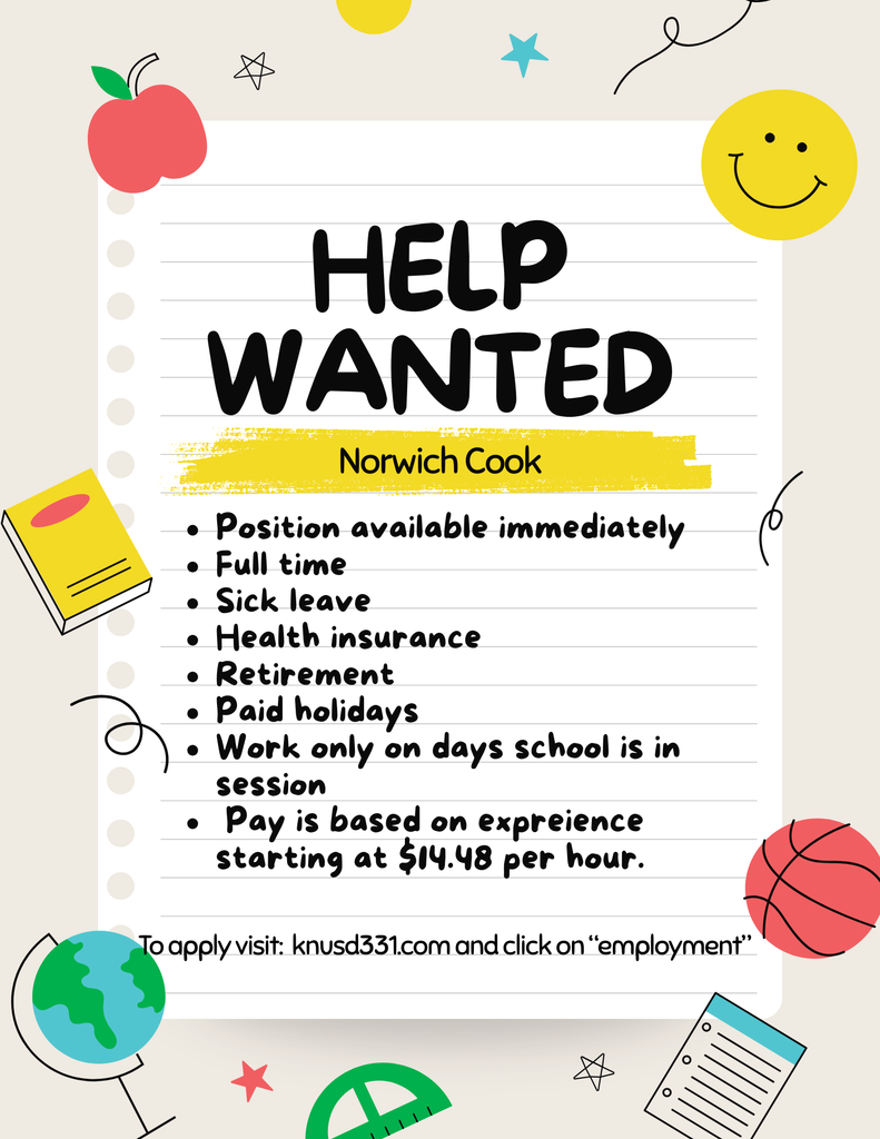 HELP WANTED-Norwich Cook (1)