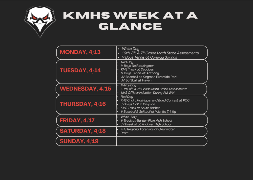 Week at a Glance