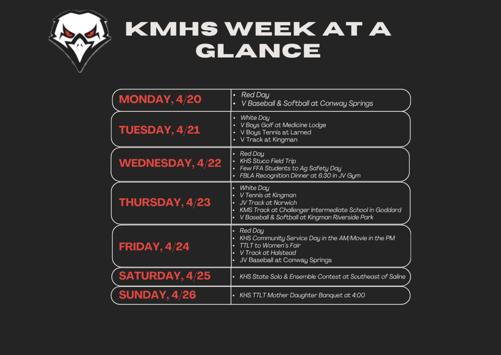 Week at a Glance