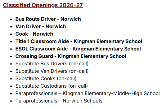 Openings