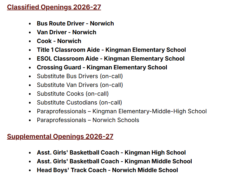 openings