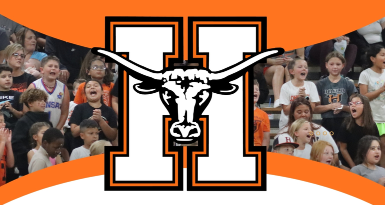 horns up