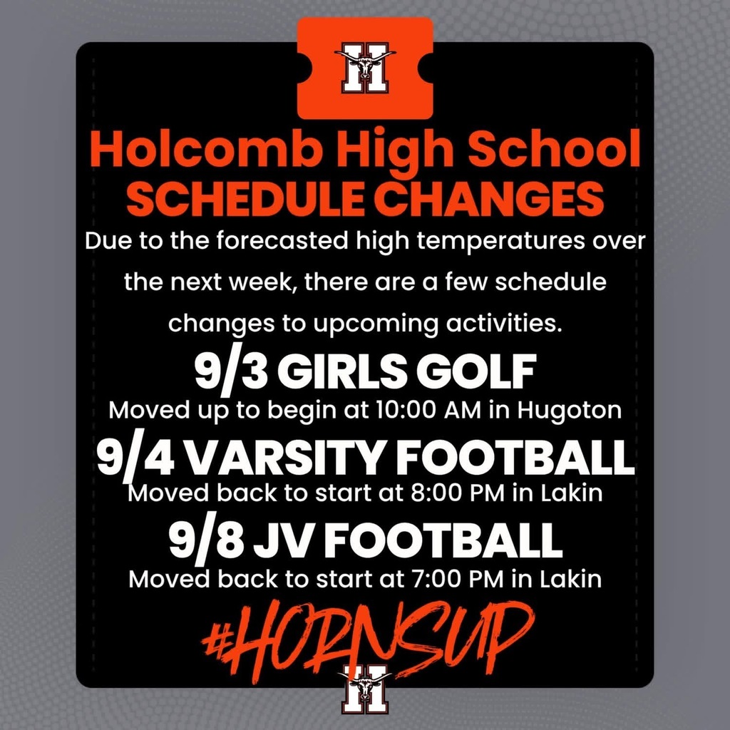 Schedule Changes