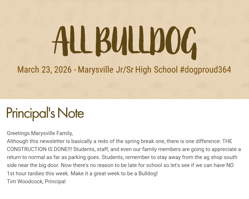 ALL BULLDOG NEWSLETTER